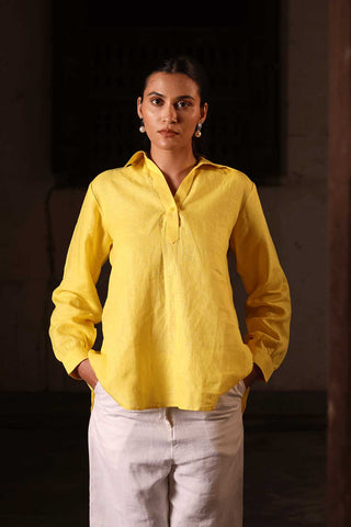 Marigold Linen Shirt