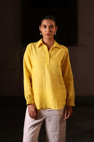 Marigold Linen Shirt