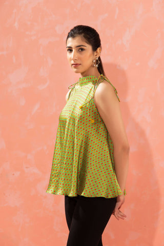 Olivine Printed Blouse